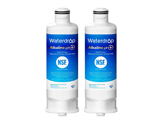 Waterdrop Alkaline Water Filter Replacement for Samsung DA97-17376B 2 Pack, Alkaline, Enhances pH, Replacement for Samsung DA97-17376B,...