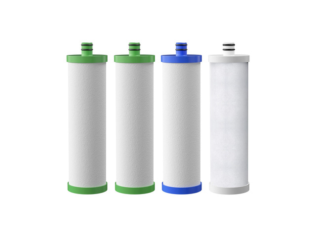 Waterdrop 2P1U2C3 Replacement Filter for TST-UF, 1-Year Replacement Pack, Replacement for Waterdrop TST-UF & TST-B 3-Stage Under Sink Water...