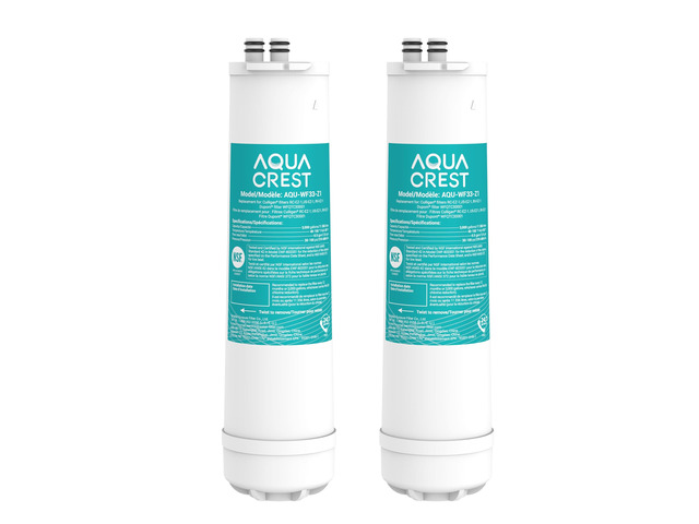 AQUA CREST RC EZ 1 Water Filter Replacement for Culligan RC-EZ-1, 2 Pack,Compatible with DuPont Carbon 3000QT Filter, Culligan US-EZ-1, RV-EZ-1,...