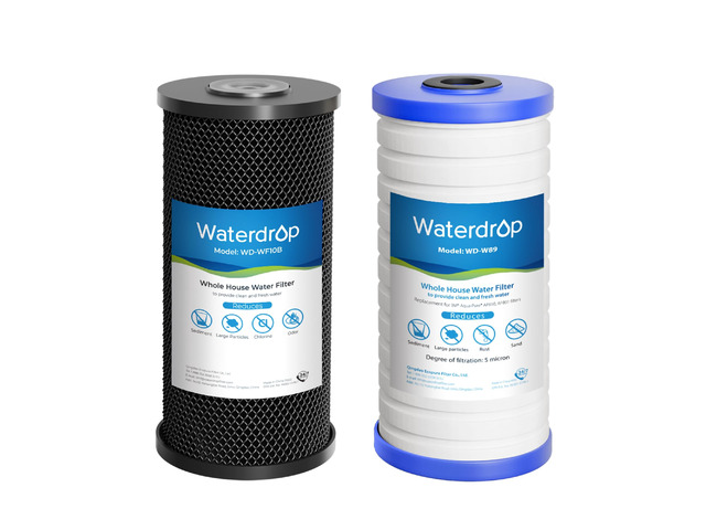 Waterdrop WF10BG Whole House Water Filter for WHF21-BG, GE FXHTC, GXWH40L,Replacement for Ispring, Culligan RFC-BBSA, Whirlpool, Any 10' x 4.5'...