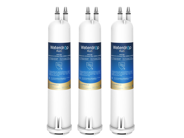 Waterdrop Plus EDR3RXD1 Replacement for Everydrop Filter 3, 3 Pack,Replacement for 4396841, 4396710, Kenmore 46-9083, 46-9030, WDP-F08, NSF/ANSI...