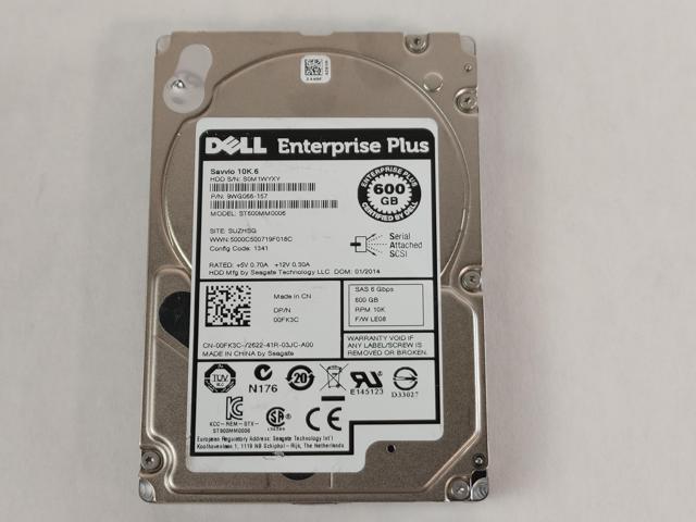 Seagate Savvio 10K.6 ST600MM0006 600 GB 2.5' Internal Hard Drive, SAS 10000 rpm 64 MB Buffer