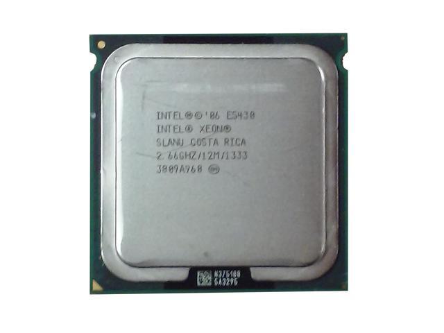 INTEL Slanu Xeon E5430 Quadcore 2.66Ghz 12Mb L2 Cache 1333Mhz Fsb Socketj(Lga771) 45Nm 64Bit 80W Processor Only