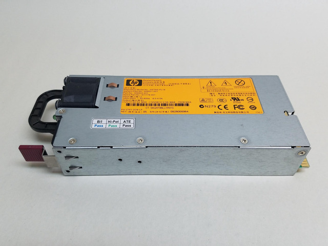 HP 506822-201 750 Watt Hot Plug High Efficiency Common Slot Power Supply For Proliant Dl380 By Ml 370 G6 G7