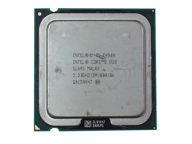 INTEL Sla95 Core 2 Duo E4500 2.2Ghz 2Mb L2 Cache 800Mhz Fsb Socket Lga775 65Nm Processor Only