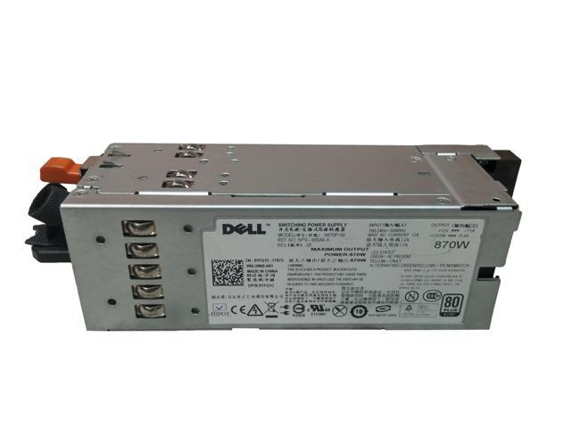 Dell PowerEdge R710 T610 PowerVault NX3000 NX3100 Server Power Supply 870W YFG1C VT6G4 7NVX8 D263K N870P 330-4524