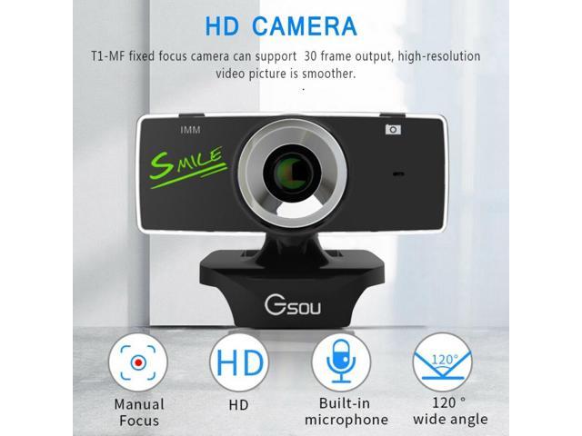 B01 HD Webcam Built-in Microphone Smart Web Camera USB Streaming Live Camera With Noise Cancellation