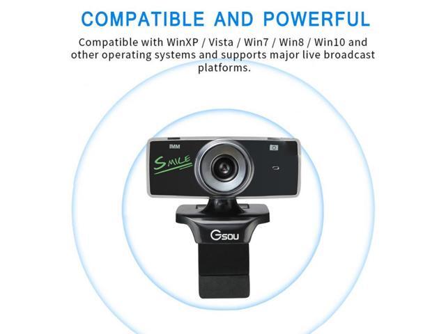 B01 HD Webcam Built-in Microphone Smart Web Camera USB Streaming Live Camera With Noise Cancellation