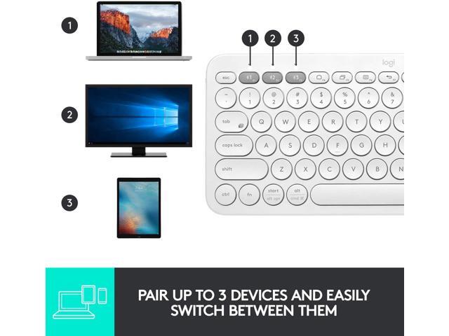 Logitech K380 920-009600 Off White Bluetooth Wireless Keyboard