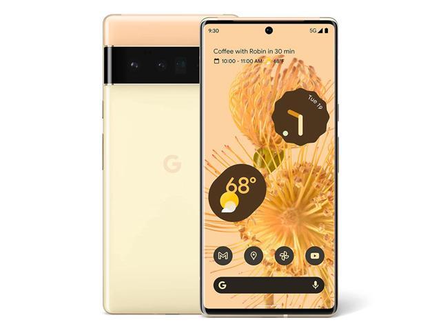 Google Pixel 6 Pro Dual-SIM 128GB ROM + 12GB RAM (GSM CDMA) Factory Unlocked 5G SmartPhone (Sorta Sunny) - International Version