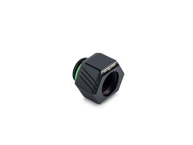 Bitspower Premium G1/4' Hex Multi-Link for 12mm OD Rigid Tubing, Matte Black, 6-pack