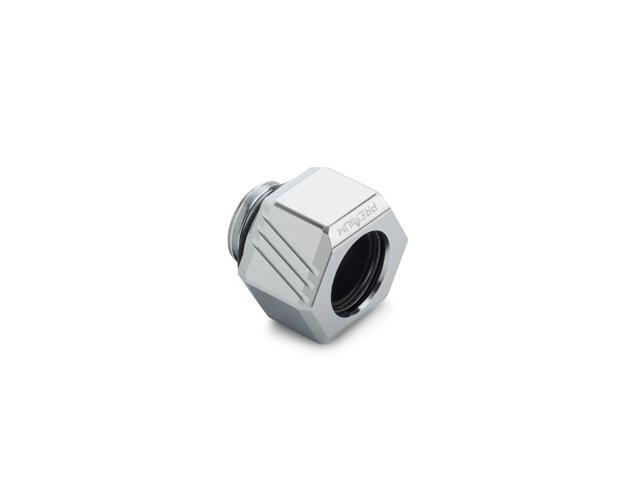 Bitspower Premium G1/4' Hex Multi-Link for 12mm OD Rigid Tubing, Silver Shining, 6-pack