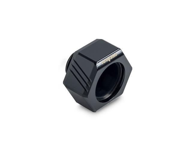 Bitspower Premium G1/4' Hex Multi-Link for 16mm OD Rigid Tubing, Matte Black, 6-pack