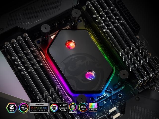 Bitspower Premium Summit ELX CPU Water Block, AMD TRX40, Mystic Black Metal Edition