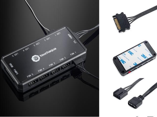 Bitspower Touchaqua Fan and Digital RGB Controller with RF Remote