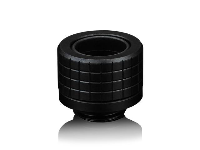 Thermal Grizzly DeltaMate HT14 Compression Fitting for Rigid Tubing, 14mm OD, Black