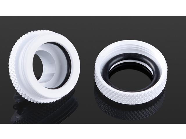 Bitspower G1/4' to Enhance Multi-Link Fitting for 14mm OD Rigid Tubing, Deluxe White