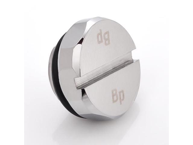 Bitspower Diamond Stop Fitting, Silver Shining
