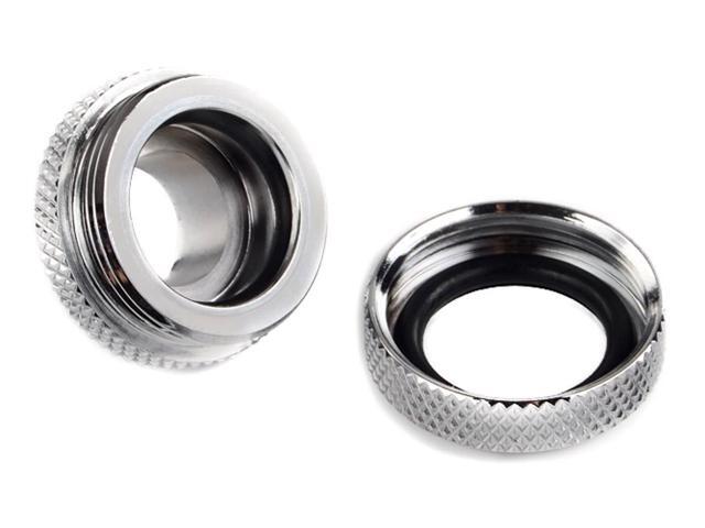 Bitspower G1/4' to Enhance Multi-Link Fitting for 14mm OD Rigid Tubing, Silver Shining