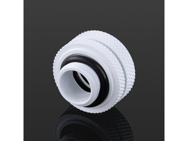 Bitspower G1/4' to Enhance Multi-Link Fitting for 14mm OD Rigid Tubing, Deluxe White
