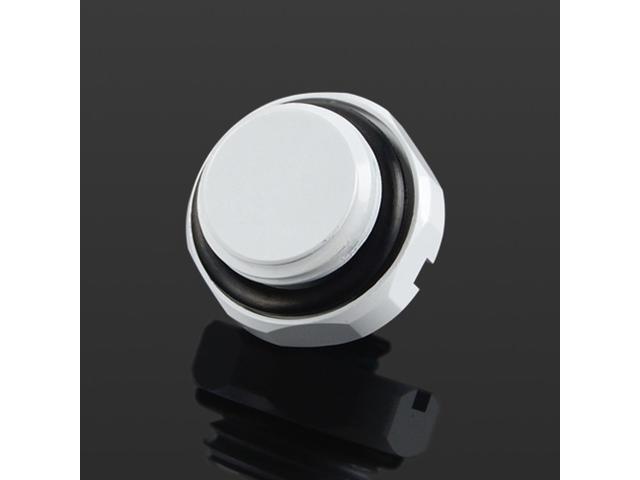 Bitspower Diamond Stop Fitting, Deluxe White