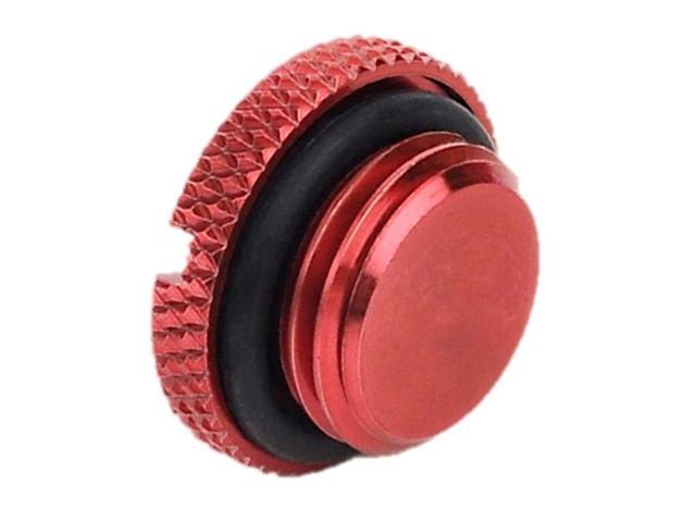 Bitspower G1/4' Low-Profile Stop Fitting, Deep Blood Red