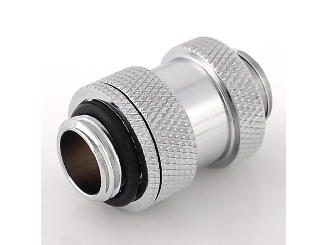 Bitspower G1/4' Adjustable Aqua Link Pipe (22-31mm), Silver Shining