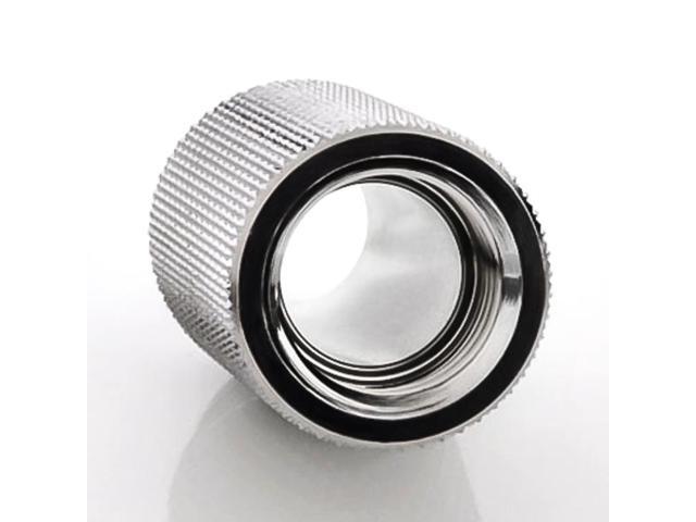 Bitspower G1/4' Male to Female Extender Fitting, 30mm, Silver Shining