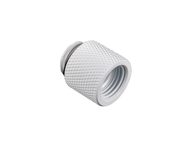 Bitspower G1/4' Male to Female Extender Fitting, 15mm, Deluxe White