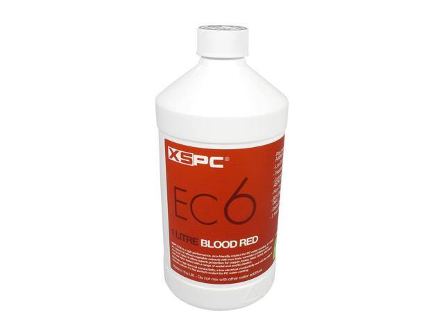 XSPC EC6 High Performance Premix PC Coolant, Translucent, 1000 mL, Blood Red