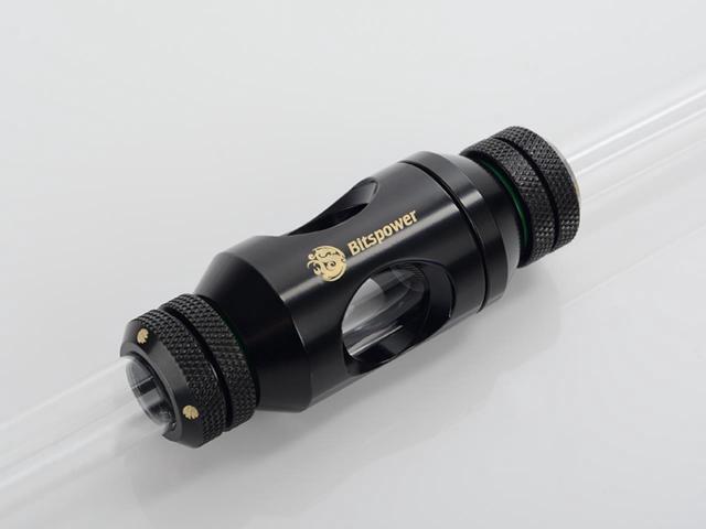 Bitspower G1/4' In-Line Filter, Matte Black