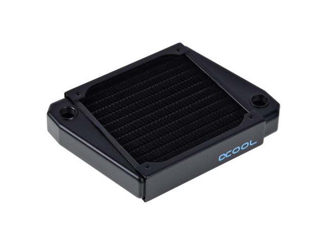 Alphacool NexXxos ST30 Full Copper X-Flow Radiator 120, 120mm x 1, Single Fan, Black
