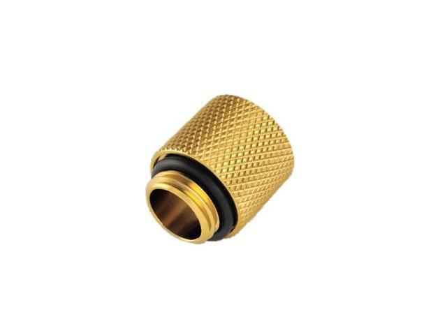 Bitspower G1/4' Male to Female Extender Fitting, 15mm, True Brass