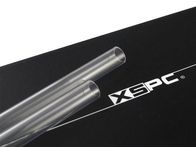 XSPC PETG Tubing 10mm ID, 14mm OD, 0.5m, Clear, 8-pack