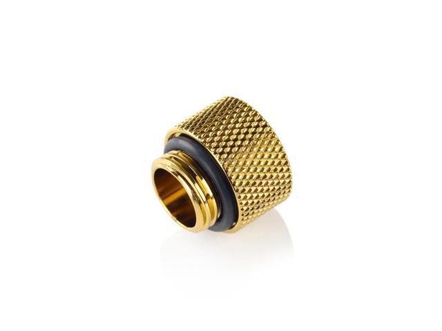 Bitspower G1/4' 10mm Male to Female Fitting, True Brass