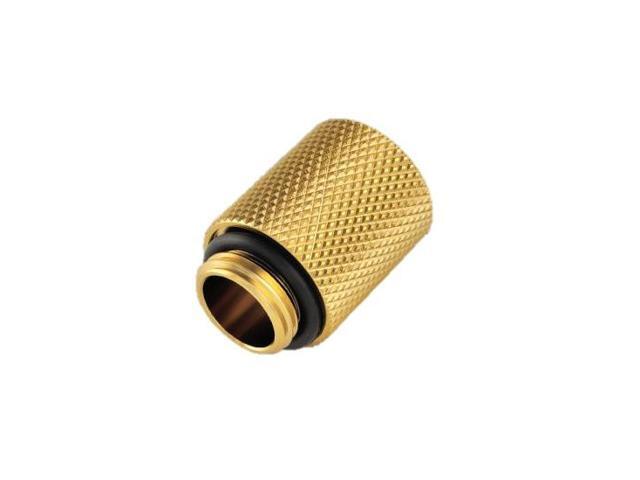 Bitspower G1/4' Male to Female Extender Fitting, 20mm, True Brass