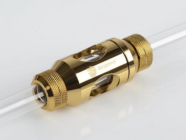 Bitspower G1/4' In-Line Filter, True Brass