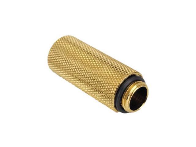 Bitspower G1/4' Male to Female Extender Fitting, 40mm, True Brass