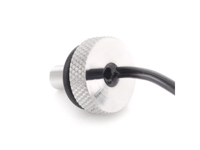 Bitspower G1/4' Temperature Sensor Stop Fitting, Silver Shining