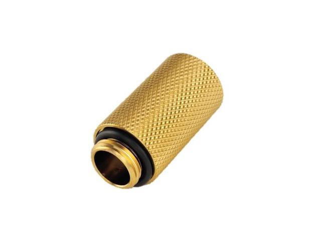 Bitspower G1/4' Male to Female Extender Fitting, 30mm, True Brass
