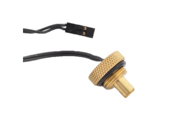 Bitspower G1/4' Temperature Sensor Stop Fitting, True Brass