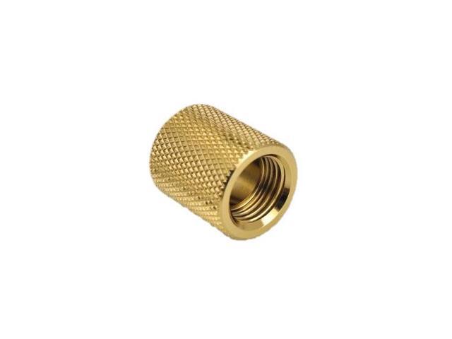 Bitspower G1/4' Female to Female Extender, 20mm, True Brass
