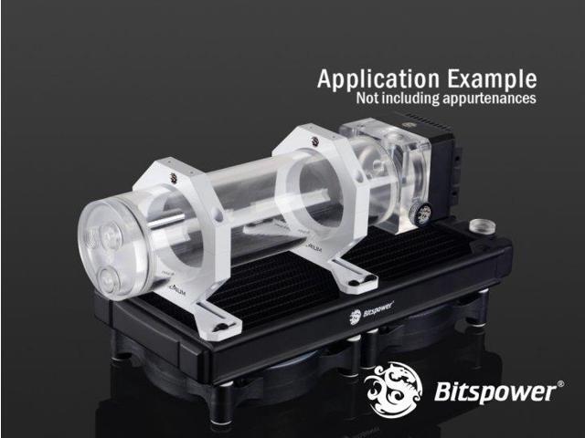 Bitspower Premium Reservoir Mount, Abrasive White