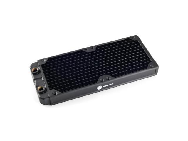 Bitspower Leviathan SF Radiator with Quad G1/4' Ports, 240mm, Black