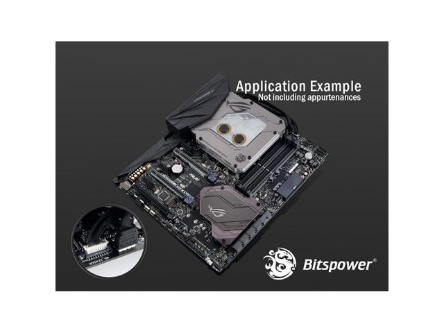 Bitspower Full Cover Waterblock for Asus ROG Crosshair Vi Extreme, Nickel