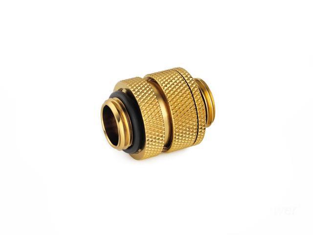 Bitspower G1/4' Adjustable Aqua Link Pipe (16-22mm), True Brass