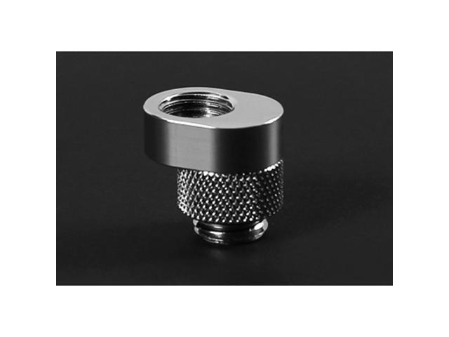 Barrow G1/4' 360 Degree Rotation Offset Adapter, Silver Shiny