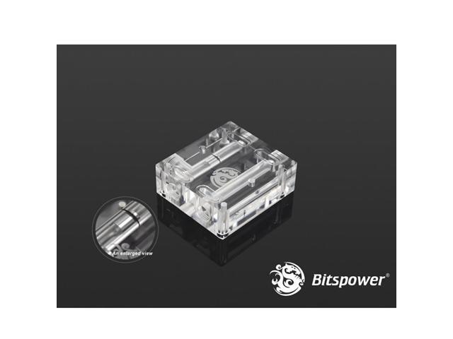 Bitspower GPU Waterblock Bridge for 2 Cards Between Slot 1 and 4, Clear