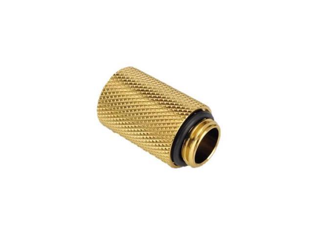 Bitspower G1/4' Male to Female Extender Fitting, 25mm, True Brass