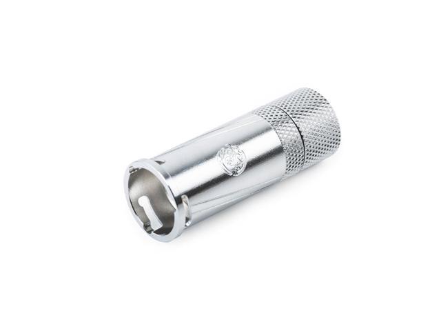 Bitspower Quick Disconnect Female Fitting with Rotary IG1/4' Extender, Silver Shining